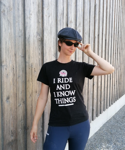 OsteoDressage T-Shirt "I ride and I know things"
